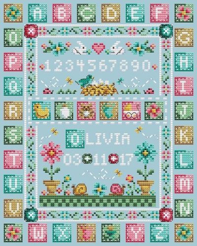 (image for) Quilted Baby Sampler